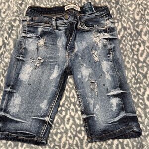 Boys size 12 Distressed Denim Shorts